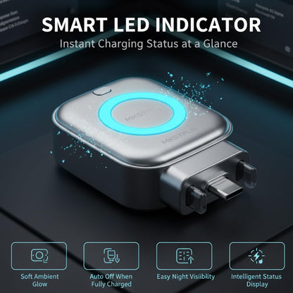 AI Smart Auto Cut Adapter Full Battery Auto Disconnect Protects Health for Iphone Android 140W Smart Cut Charger Automatic Power off Fast Charging Stop Overcharge Prevention USB C Cable Phone Laptop